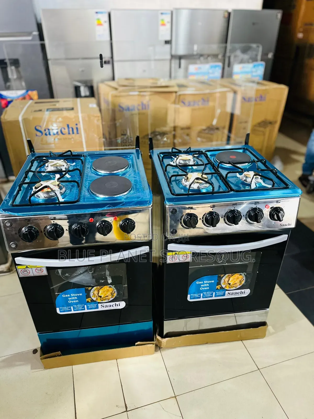 Saachi 2+2 Auto Cookers With Gas Oven \\ 50cm × 50cm \\ Nl-Gas-6363hp