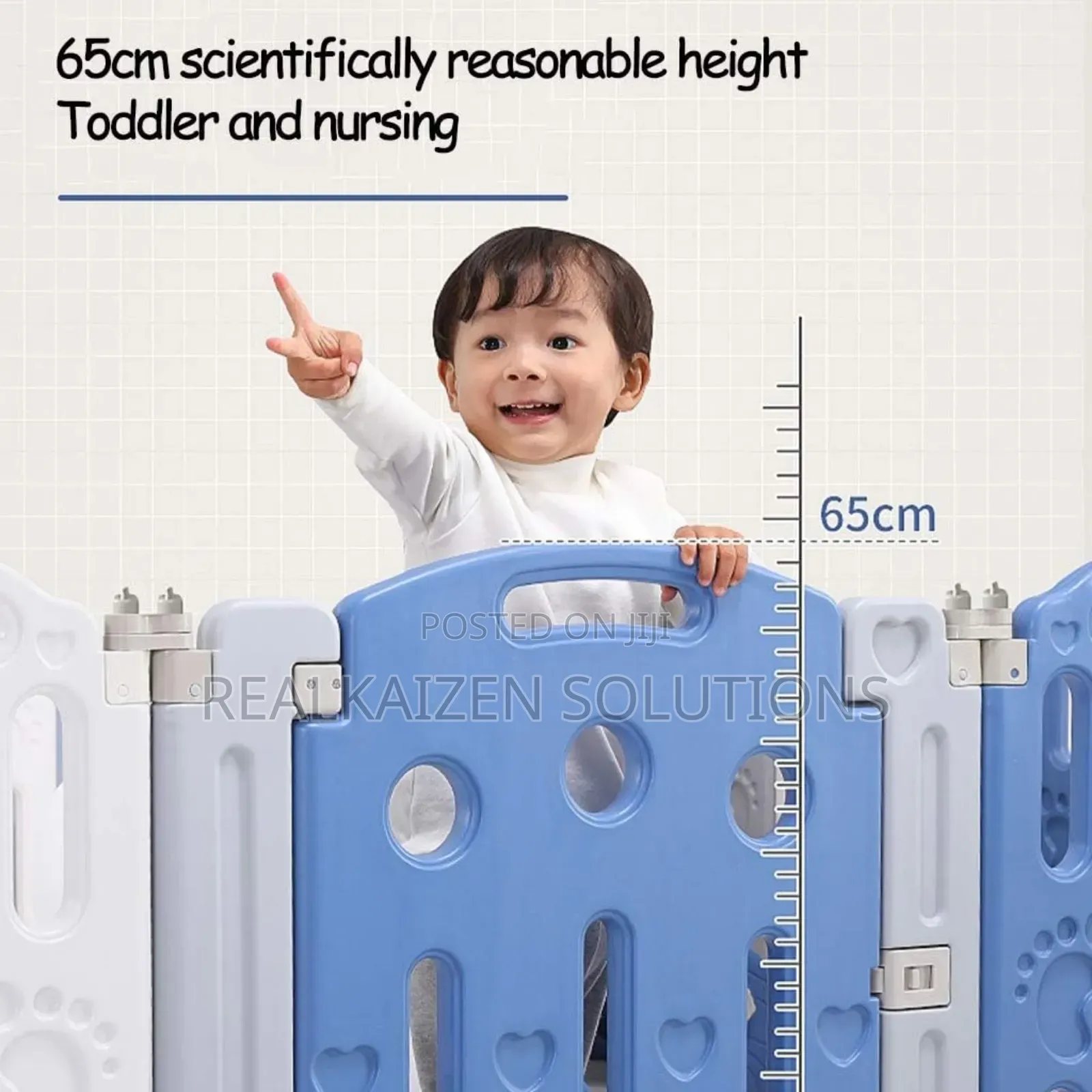 HAPPY PLAY Playroom 3-in-1 Fence |Slide |Swing Fun Playpen