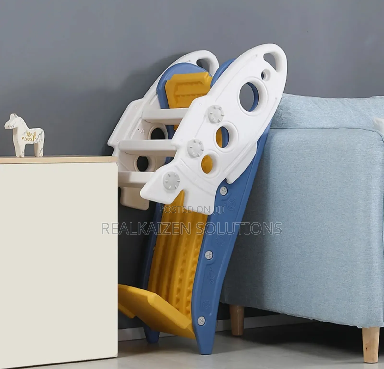HAPPY PLAY Playroom 3-in-1 Fence |Slide |Swing Fun Playpen