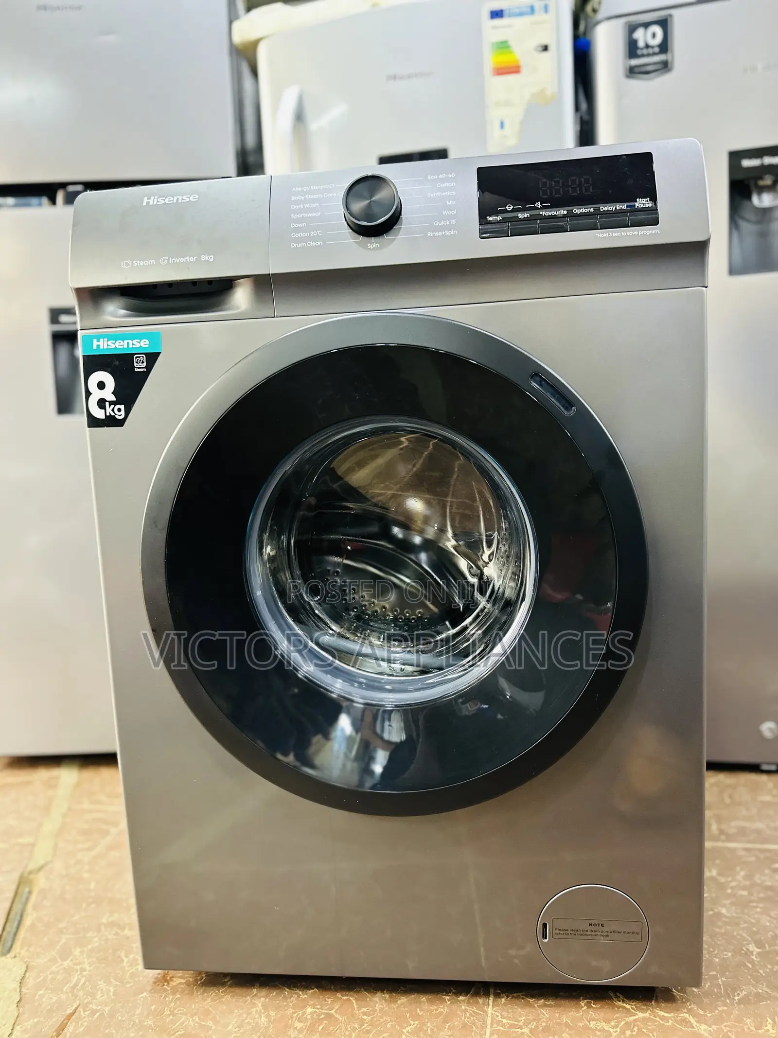 Hisense Frontloader Washing Machine 8kilogram