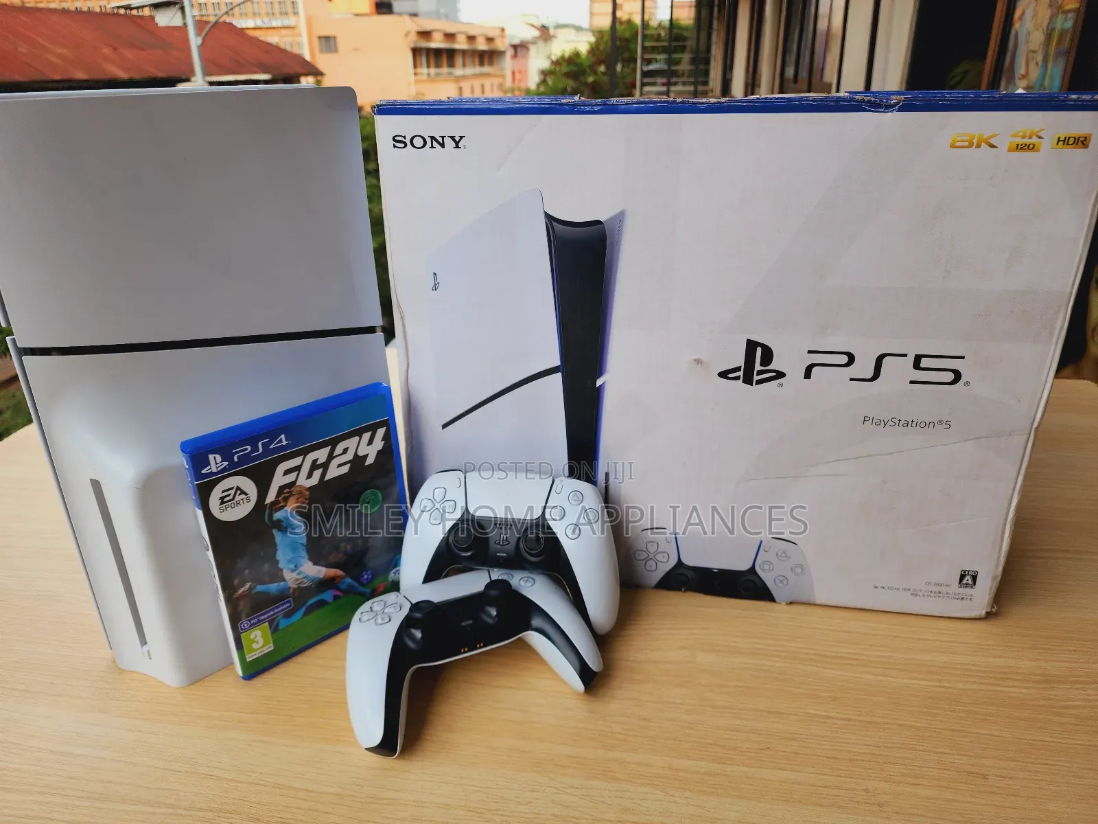 SONY Ps5 Slim Edition With an Extra Game Pad Fc24 Disc