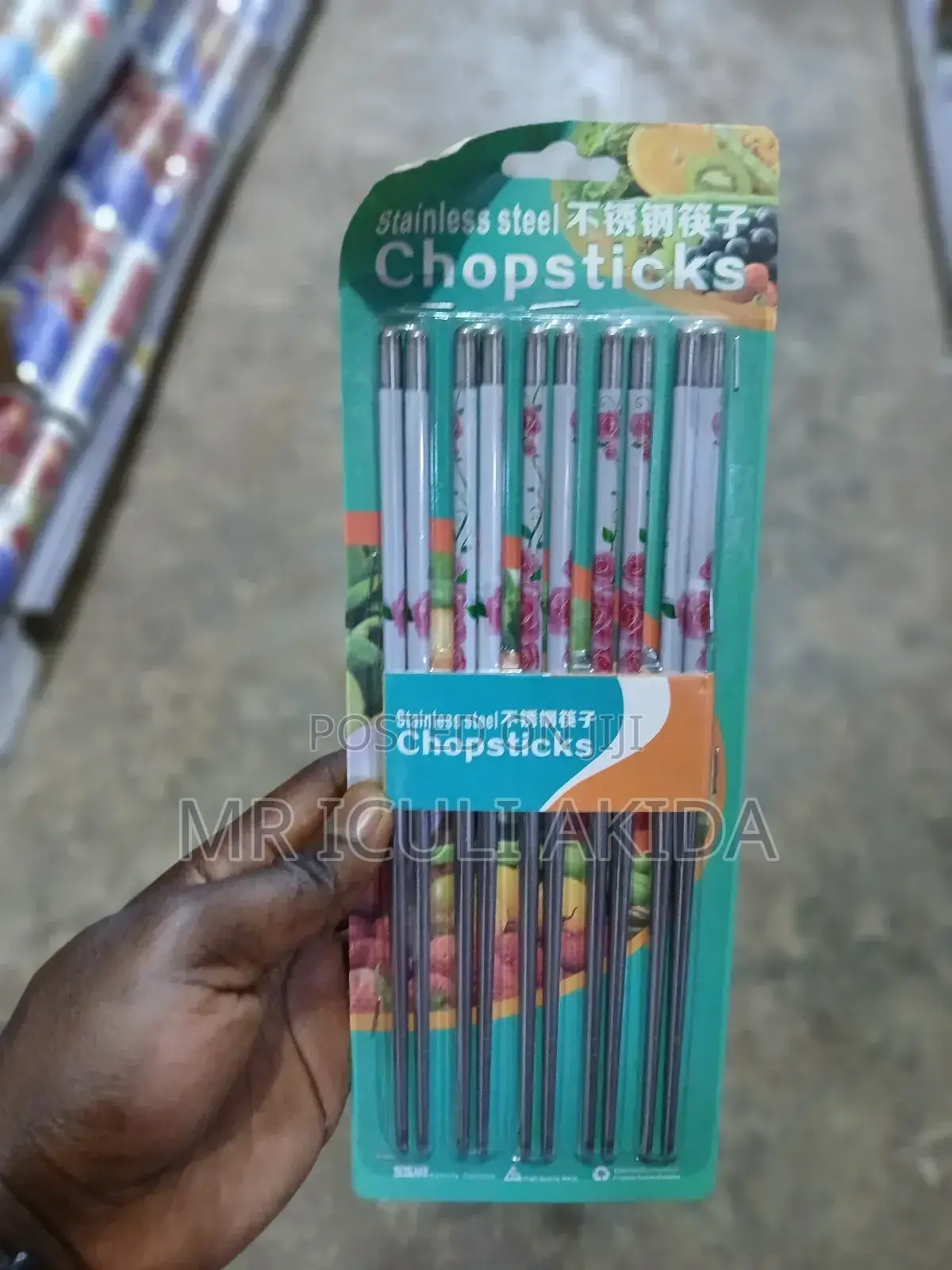 10pcs Alloy Stainless Steel Japanese Eating Chop Sticks