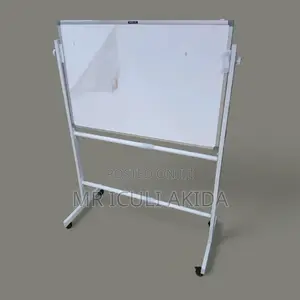 90x60cm Erase Magnetic Whiteboad WTH Adjustable Wheels Stand