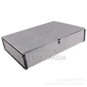 New Cardboard Clip Lid Press A4/Fc Paper Document Box File