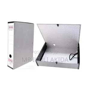 New Cardboard Clip Lid Press A4/Fc Paper Document Box File