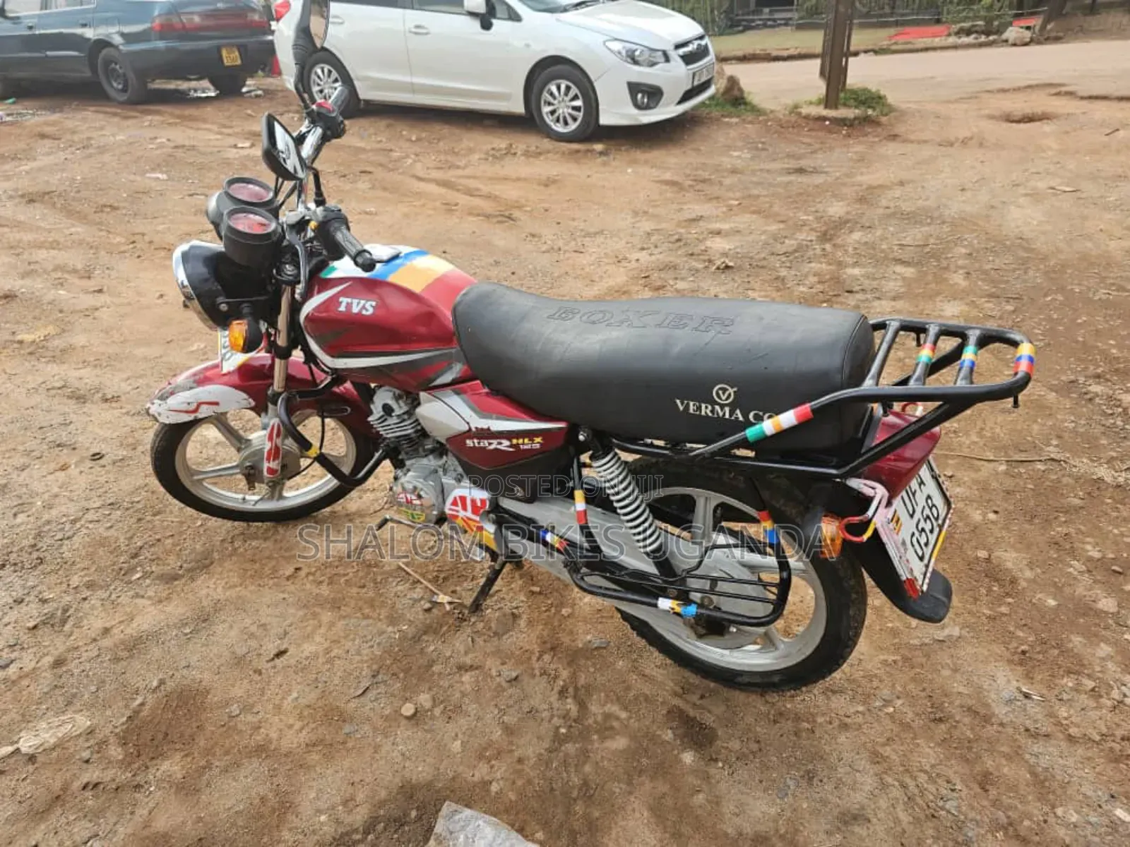 TVS HLX 125 2022 Red