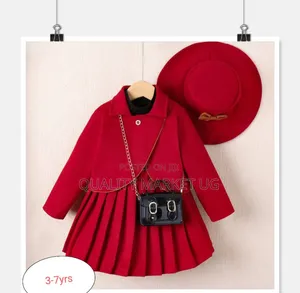 Photo - Girls Clothing Sets (Red Cream)