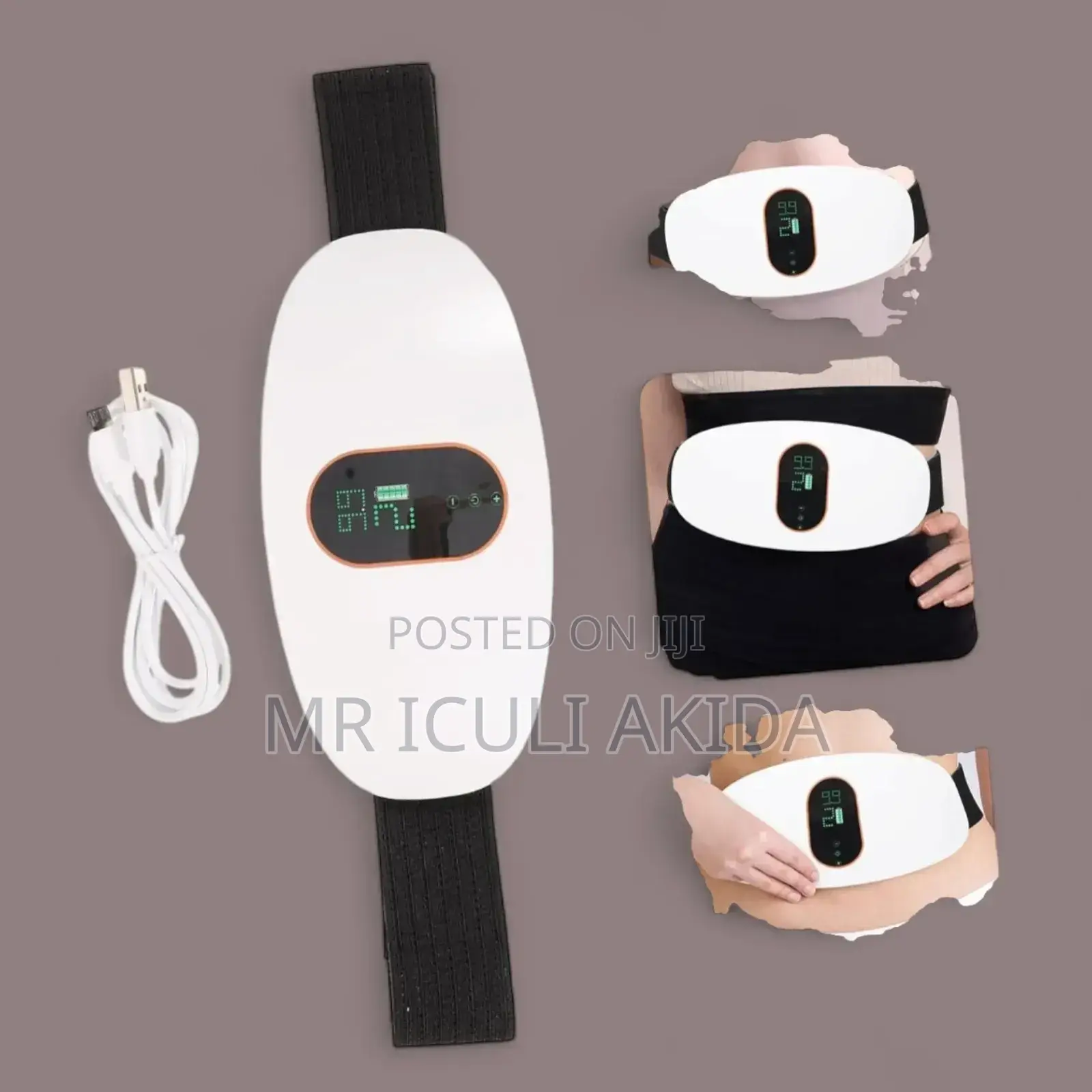 Ladies Vibration Fitness Abdominal Muscles Massage Belt