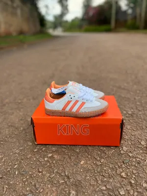 Kids Sneakers. Adidas Samba White Wonder Pink