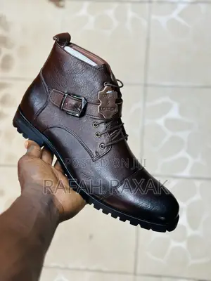 Original Dark Tan Franco Banetti Gentle Premium Leather Boot