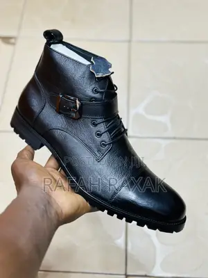 Original Black Gentle Franco Banetti Premium Leather Boots