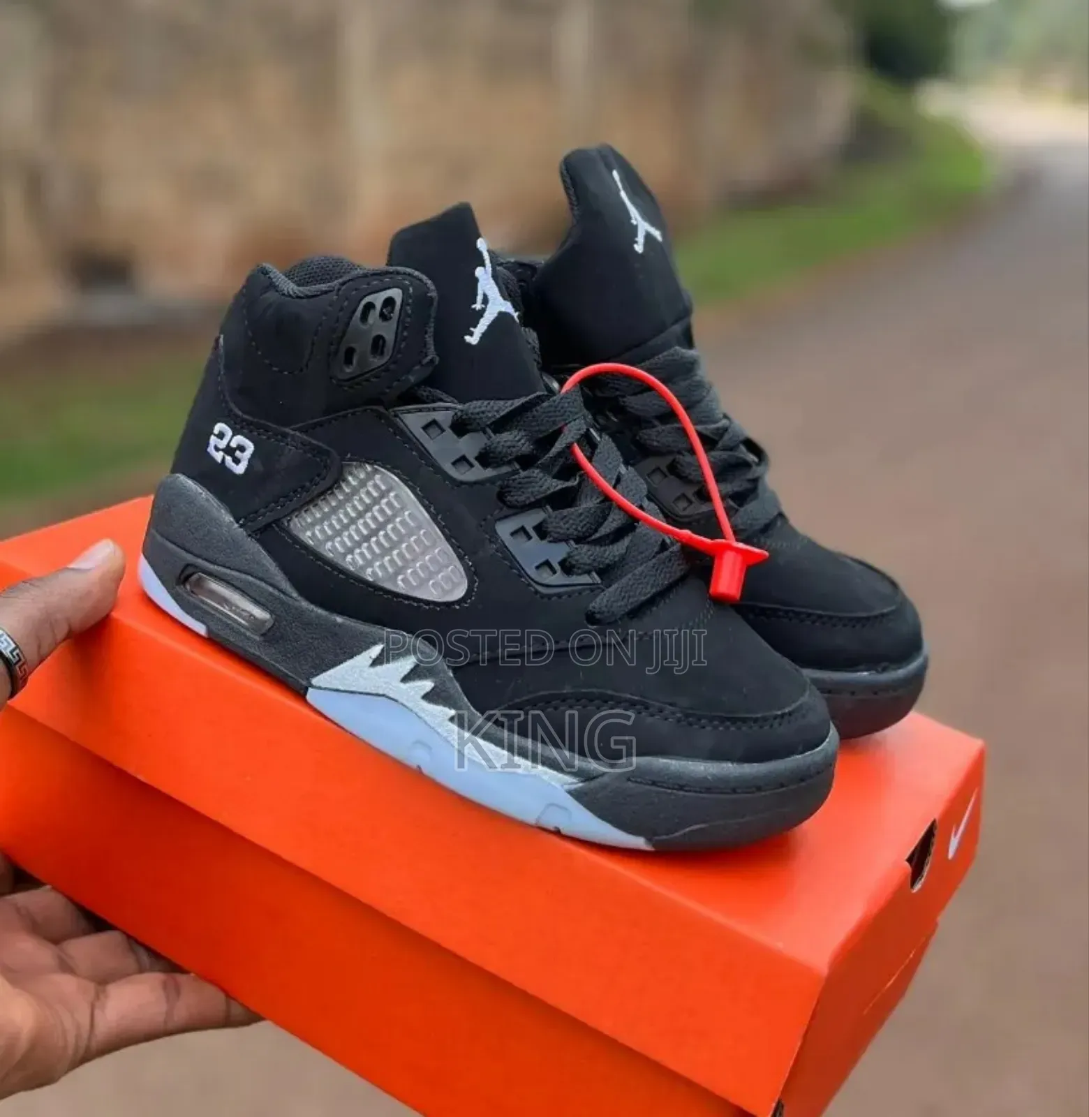 Kids Air Jordan 5 OG Black Kids Sneakers