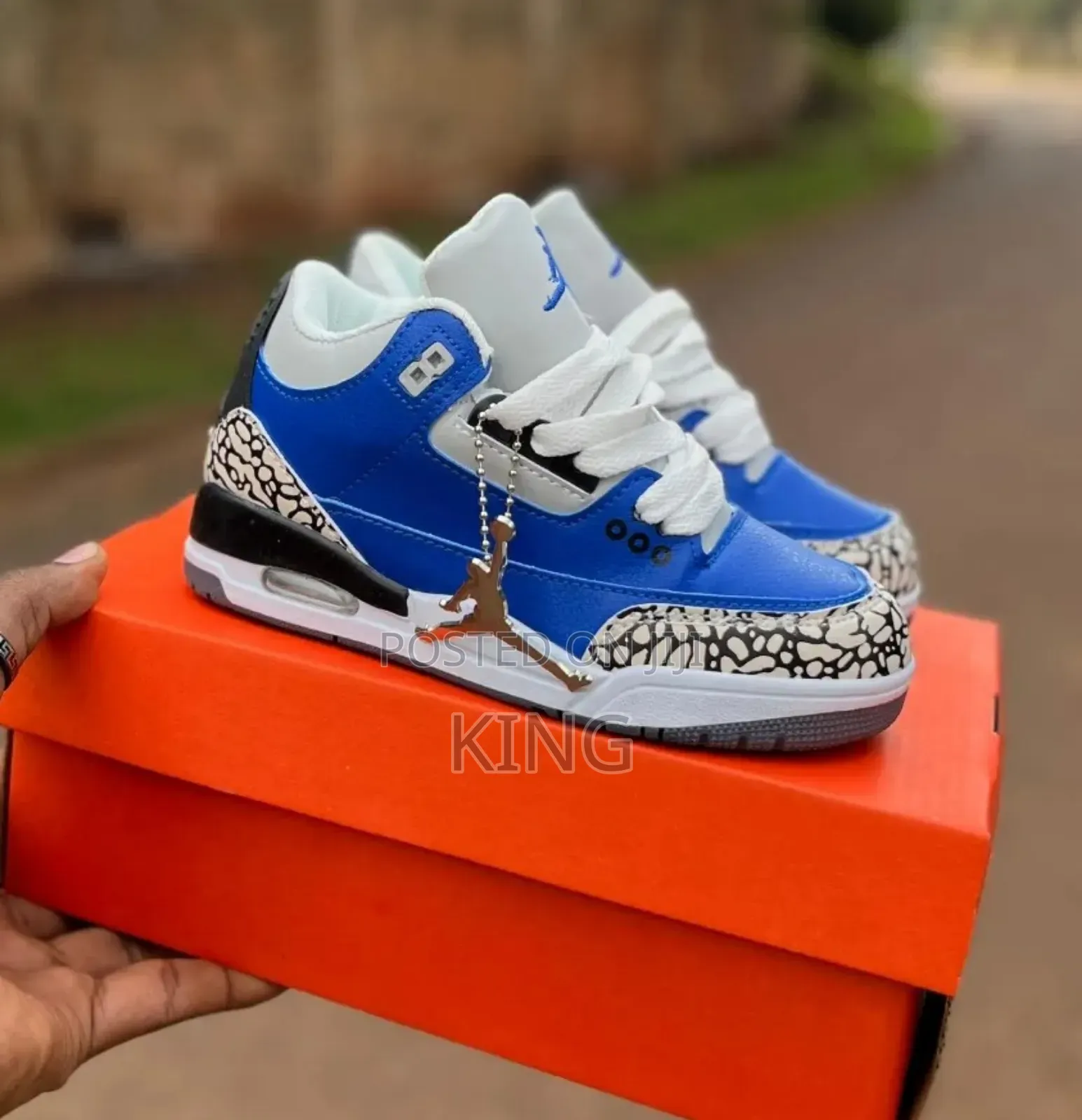 Kids Jordan 3 Retro Varsity Royal. Kids Sneakers