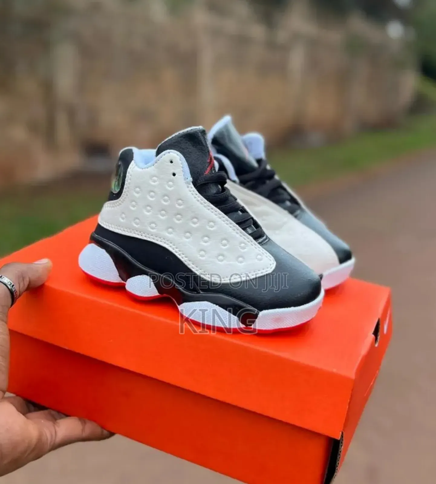 Kids Air Jordan XIII 13 Cherry Black Retro. Kids Sneakers
