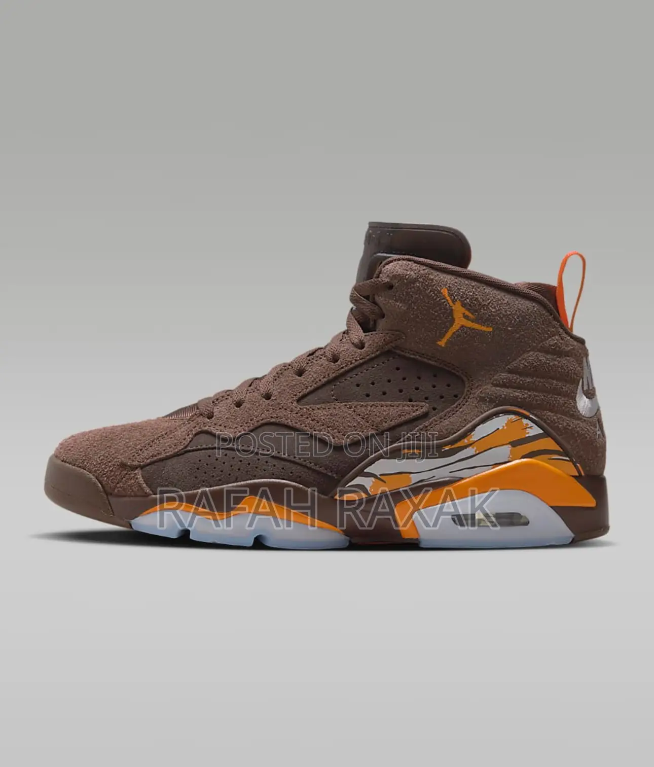 Original Air Jordan Jumpman MVP “Track Brown” Suede Sneakers