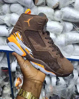 Original Air Jordan Jumpman MVP “Track Brown” Suede Sneakers