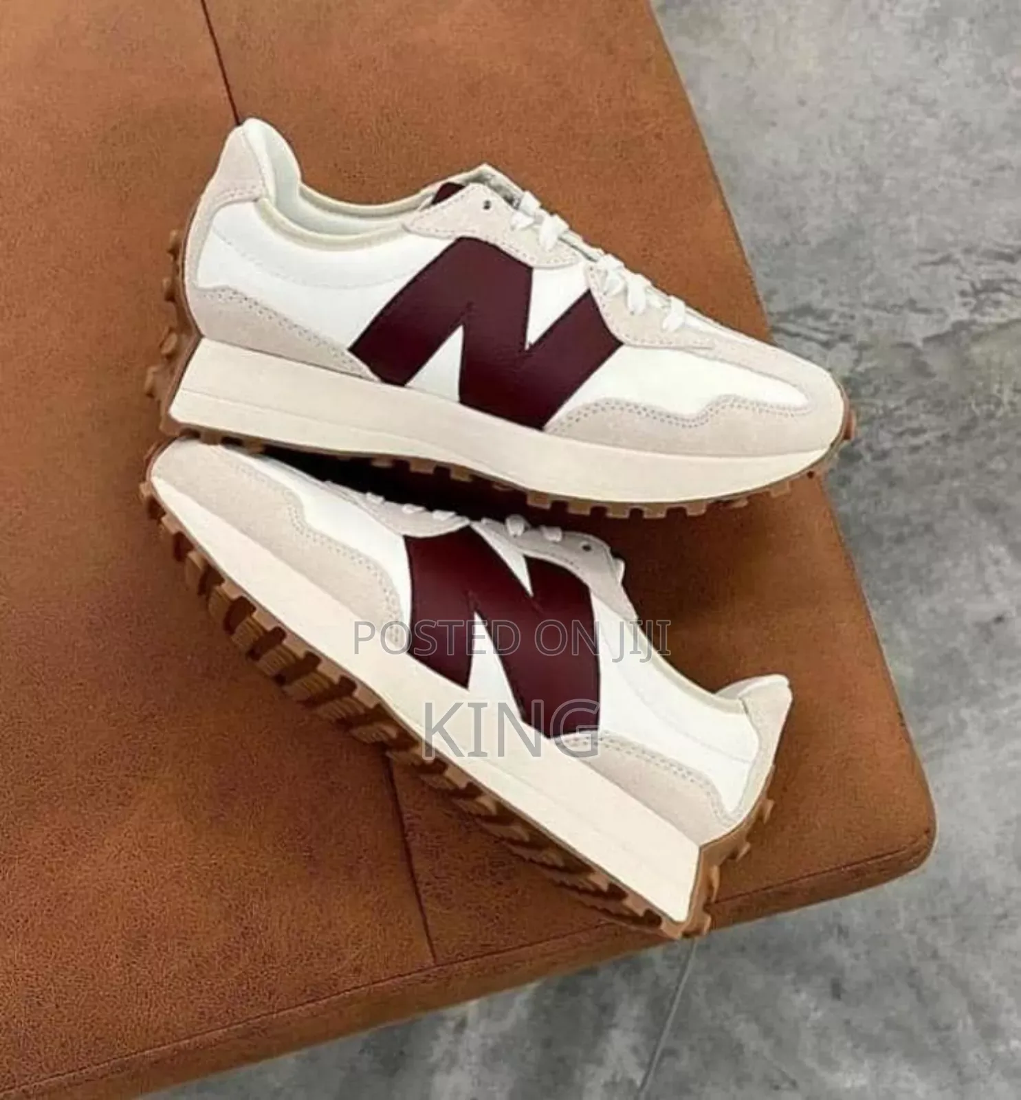 New Balance 327 'White Dark Red' Women's Sneakers