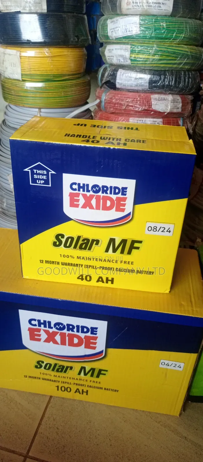 40ah Chloride Exide Solar Battery DND
