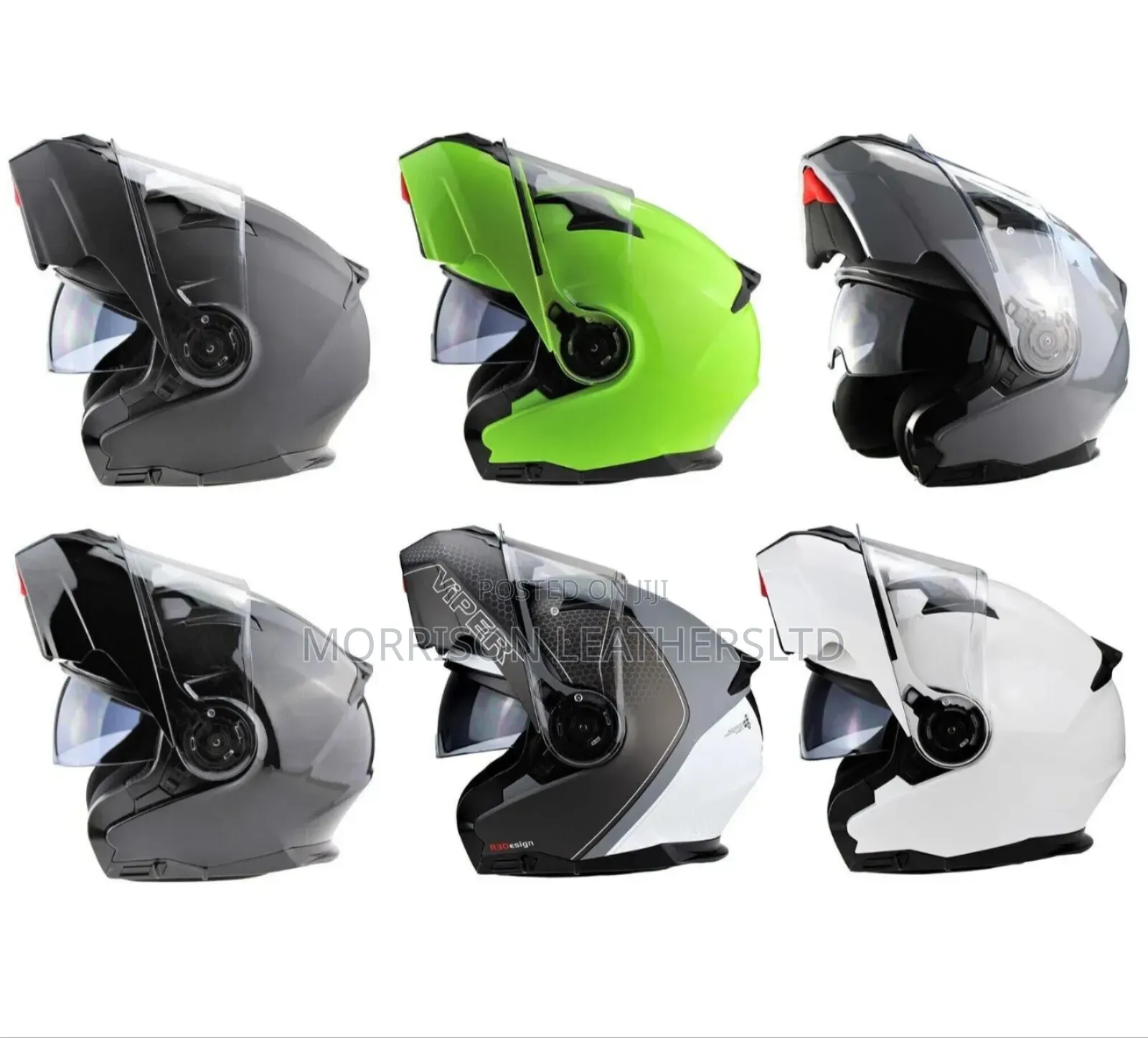 Flip Front Modular Motorbike Helmets - Double Visor