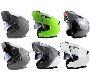 Flip Front Modular Motorbike Helmets - Double Visor