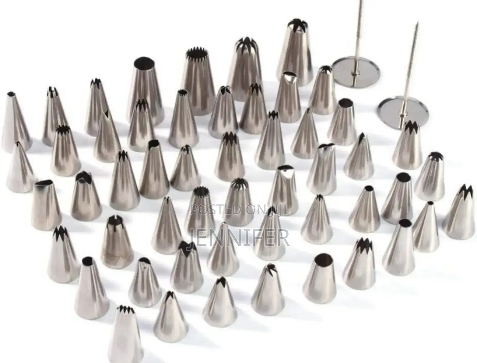 53pcs Stainless Cake Pastry Nozzle Set
