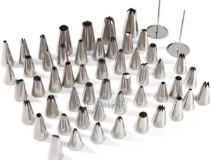 53pcs Stainless Cake Pastry Nozzle Set