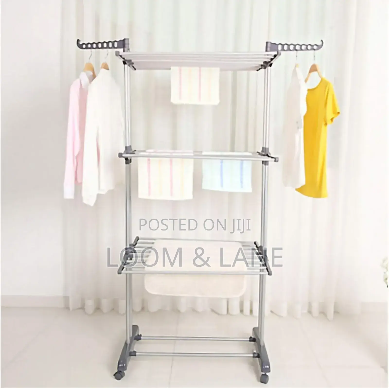 3 Tier Collapsible Clothes Drying Rack