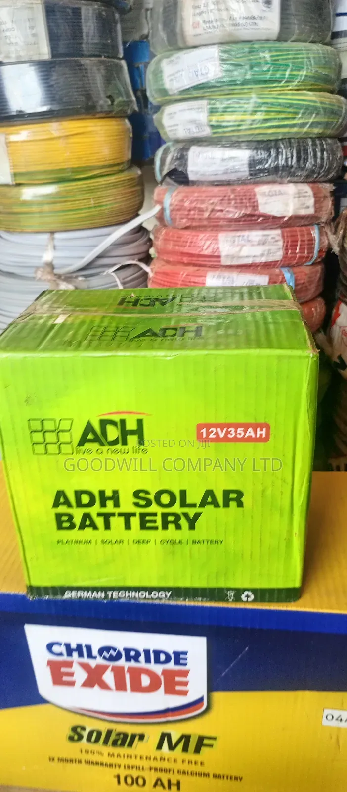 35ah ADH Solar Battery Maintenance Free