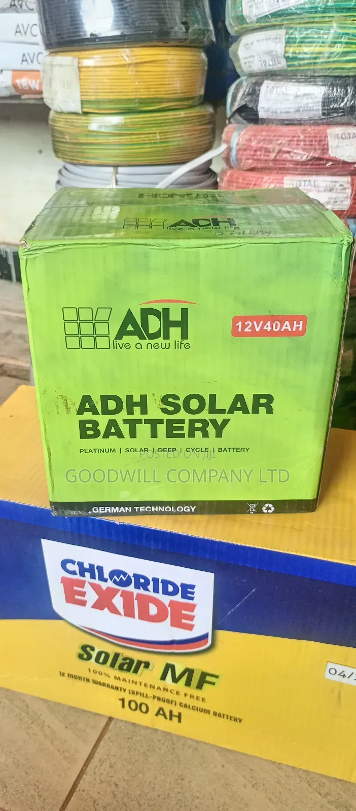 40ah ADH Solar Battery Maintenance Free