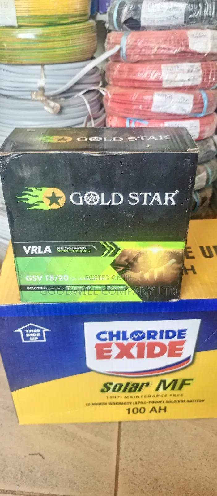 20ah Heavy Duty Gold Star Solar Battery
