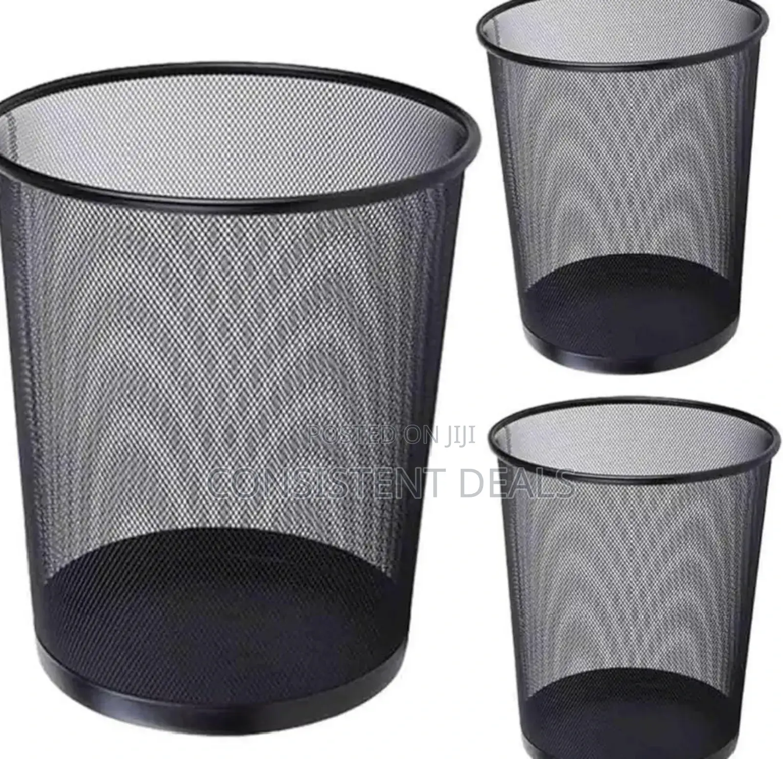 Metallic Trash Can