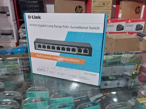 Dlink 10 Port Gigabit Long Range Poe +Surveillance Switch