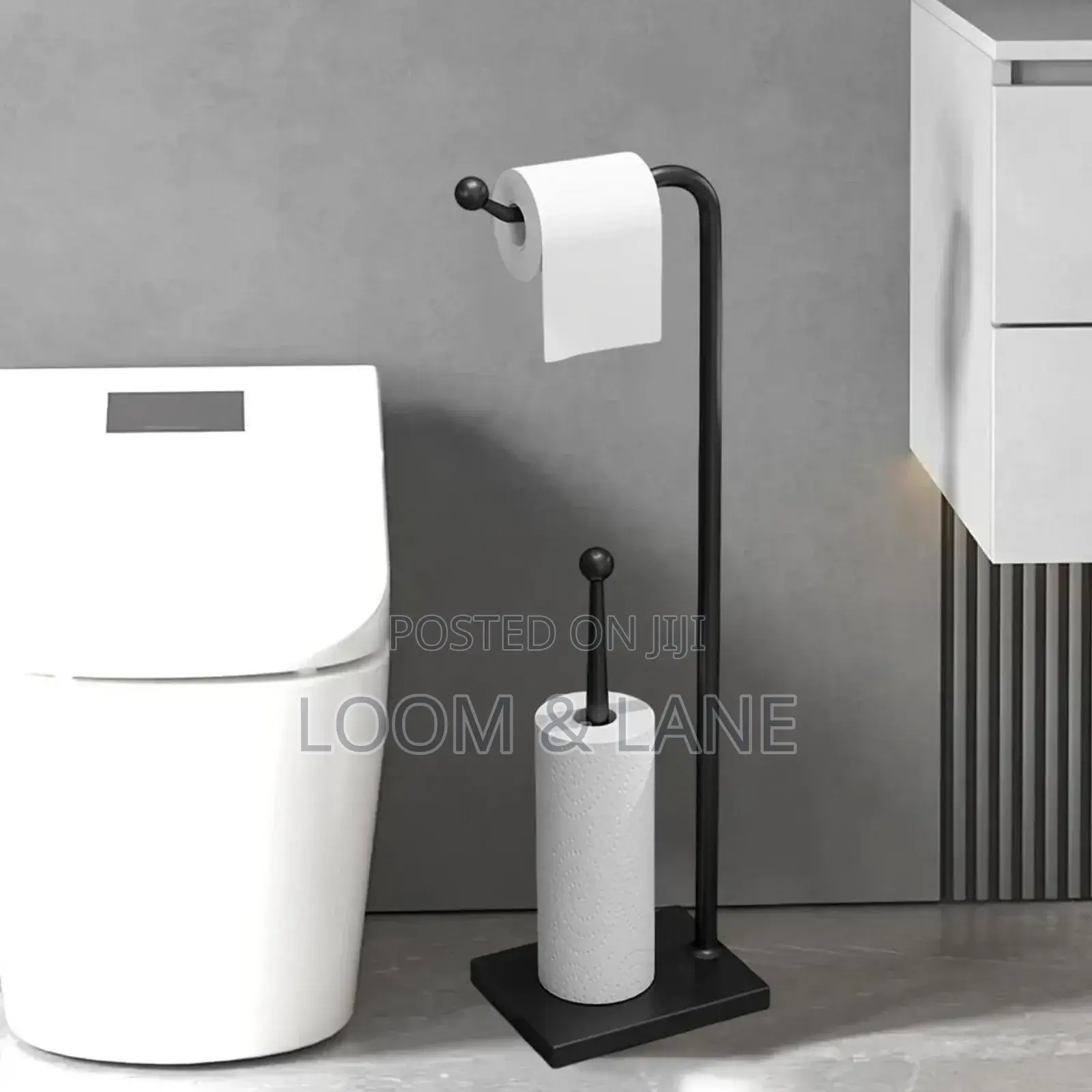Stainless Steel Freestanding Toilet Paper Holder