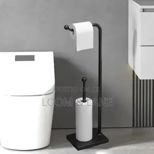 Stainless Steel Freestanding Toilet Paper Holder
