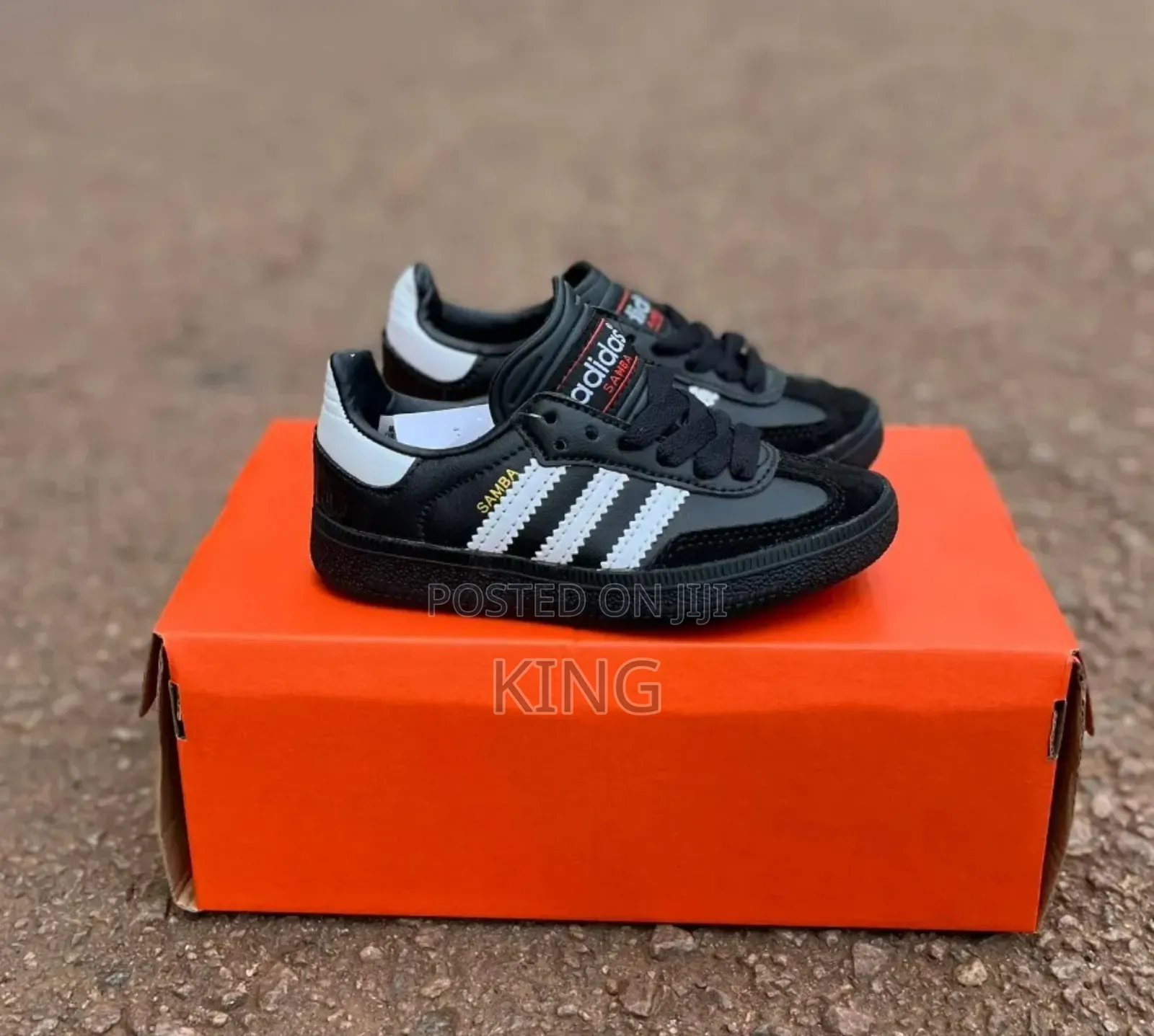 Kids Sneakers. Adidas Samba Black Kids Shoes