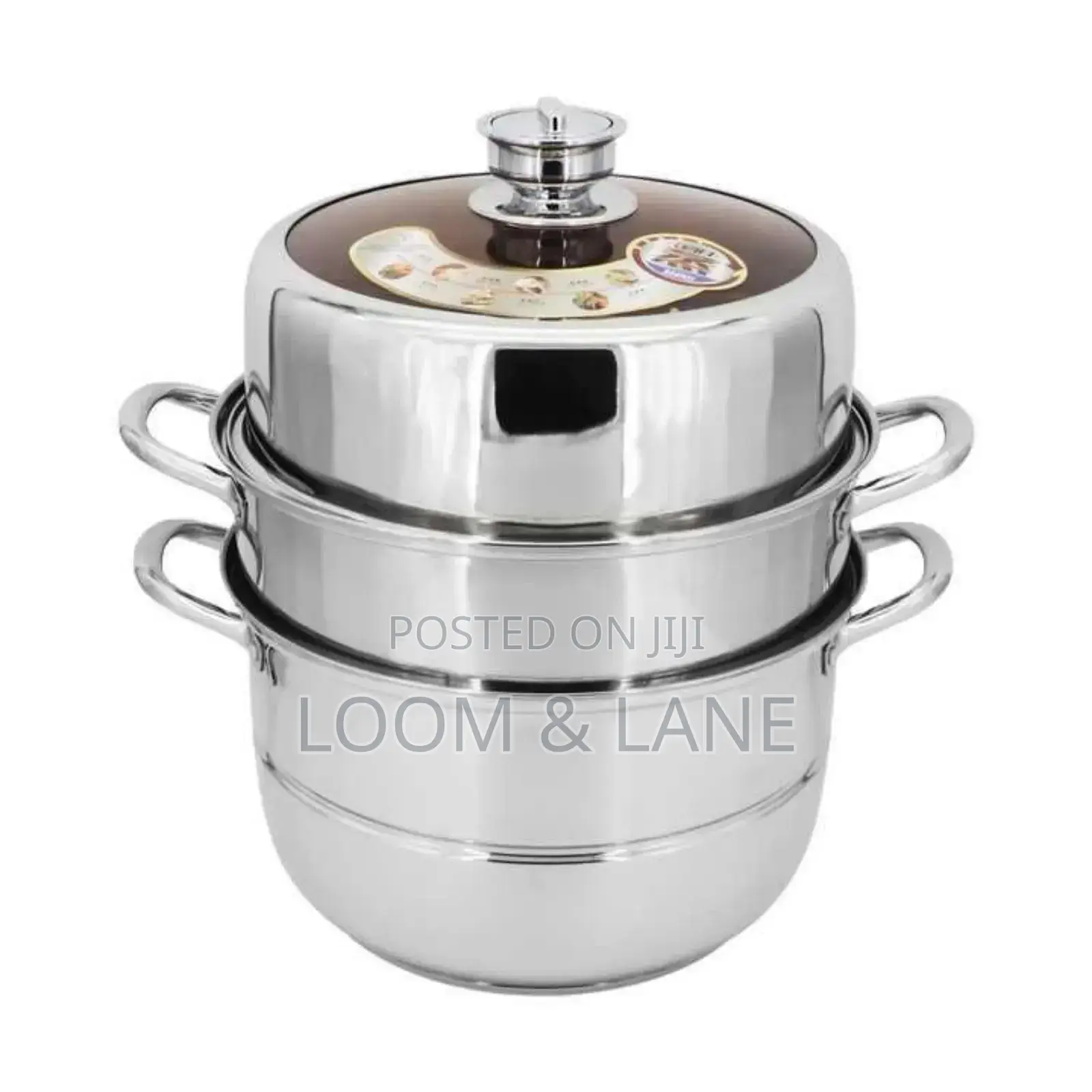 Stainless Steel Double Layer Food Steamer