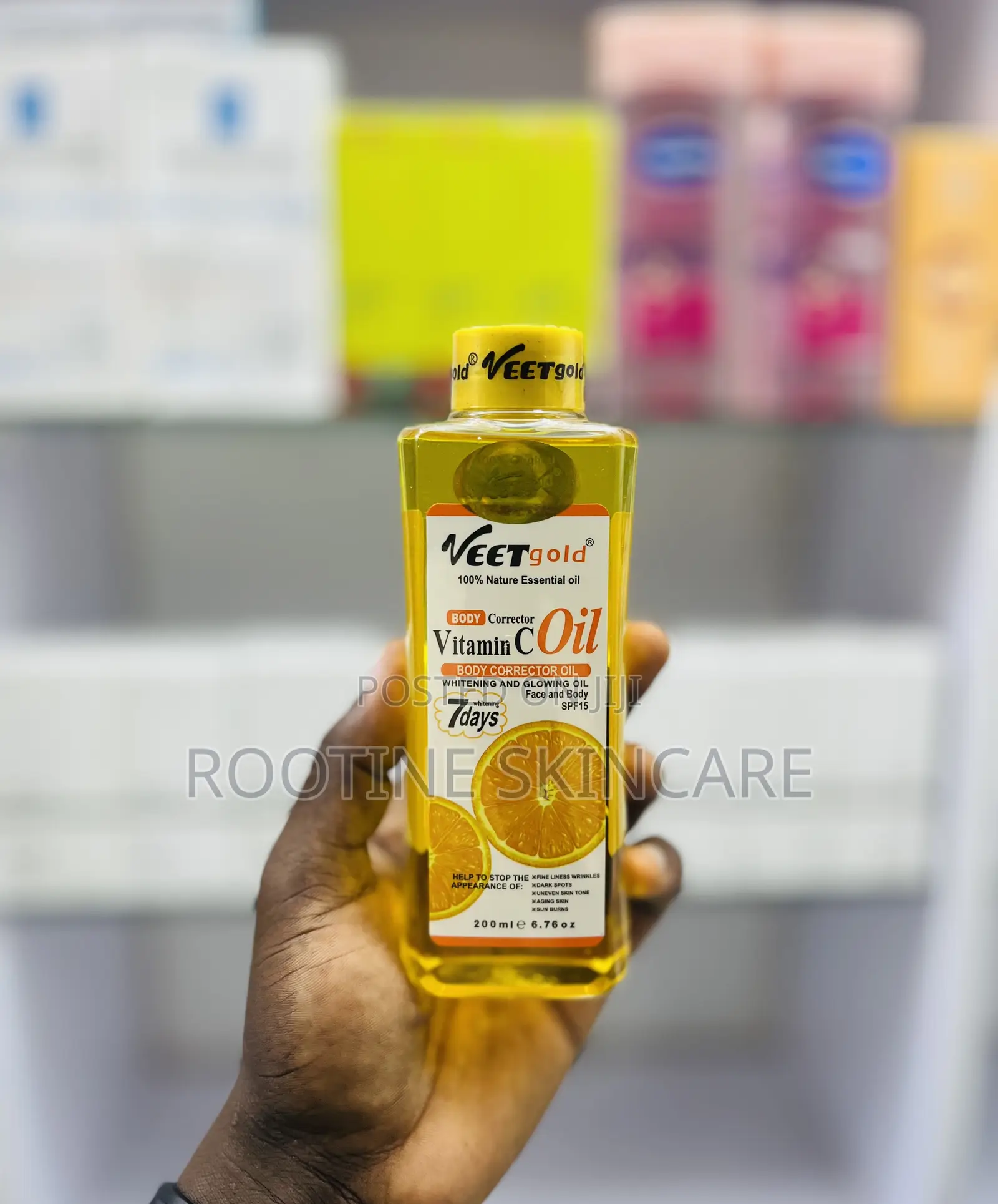 Veetgold Vitamin C Face Body Glowing Correcting Oil 200ml
