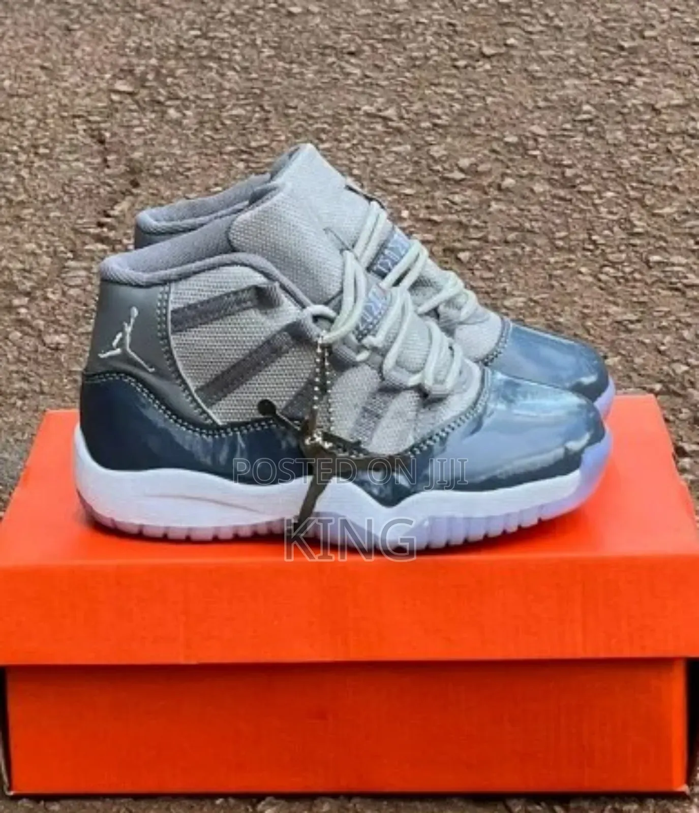 Kids Sneakers. Kids Air Jordan 11 Cool Grey