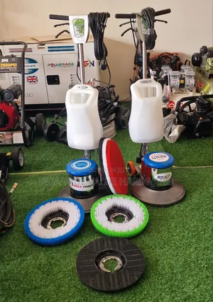 Floor Scrubber With All Its Accessories