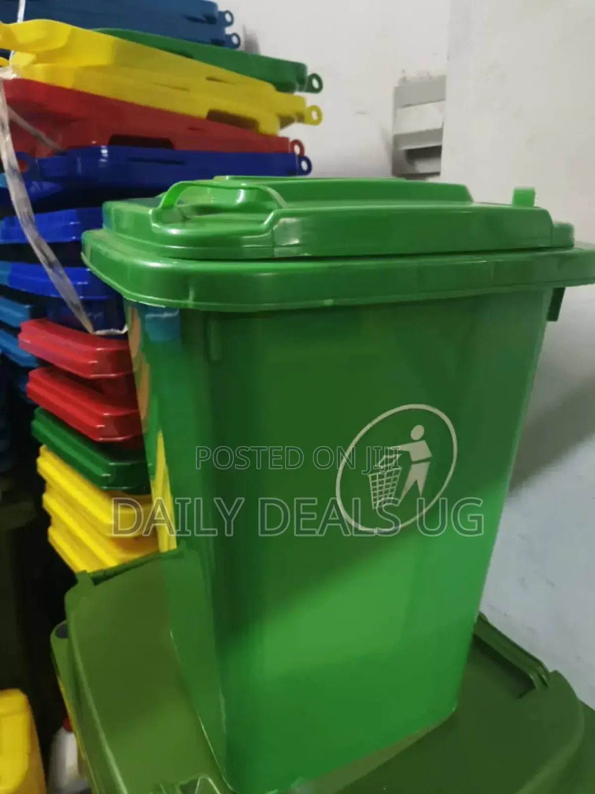 Biggest Green Trash Can