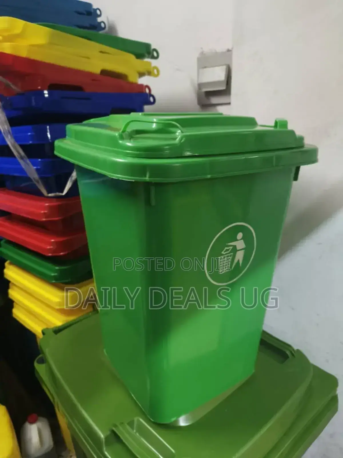 Biggest Green Trash Can