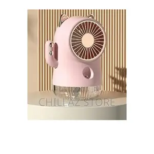USB Rechargeable Table Mist Fan.