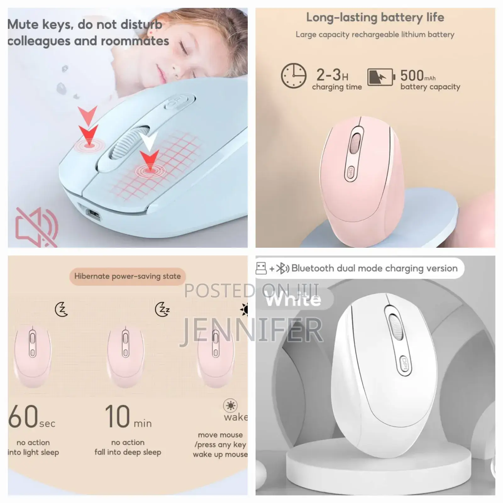 M107 Wireless Rechargeable Bluetooth Mouse