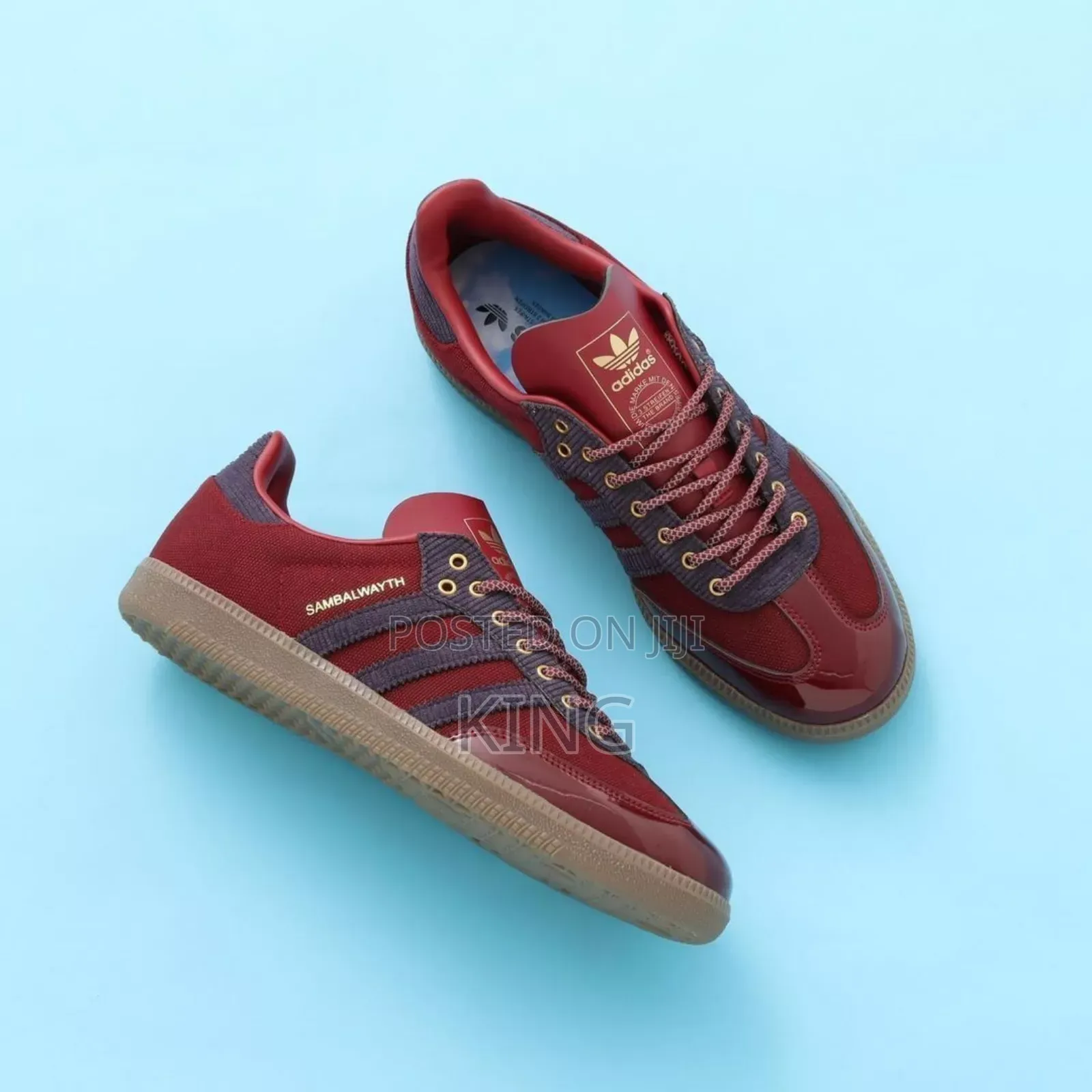 Factual Adidas Samba X Alwayth ''College Burgundy"