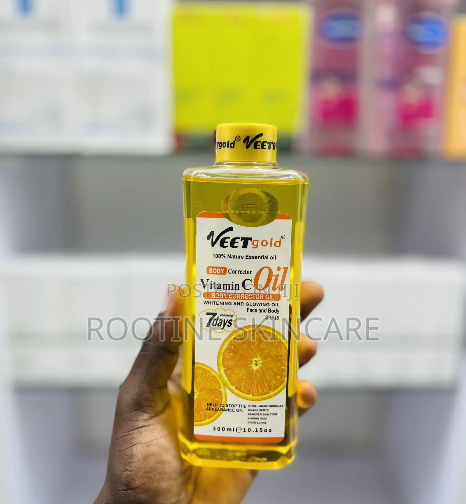 Veetgold Whitening Vitamin C Body Glow Correcting Oil 300m