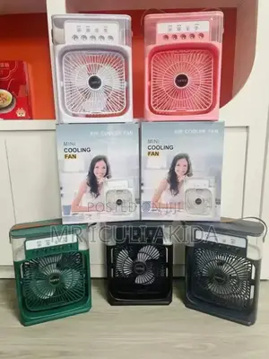 Portable Mini Water Cooling Table Fan WTH Spray Humidifier
