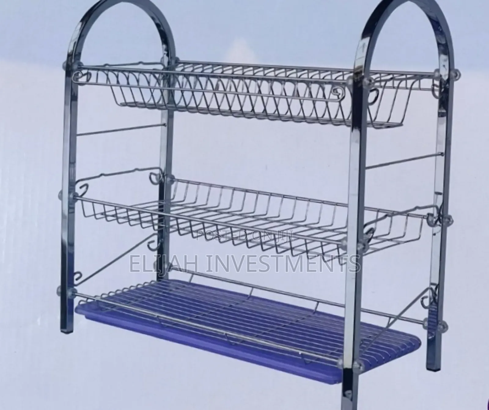 New Stainless Steel Dish Racker