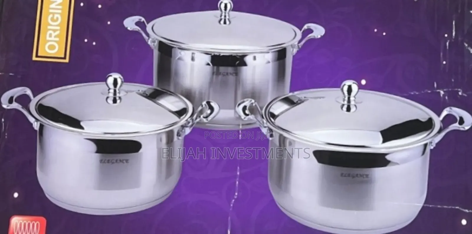 Brand New Stainless Steel Serving Pots and Pans