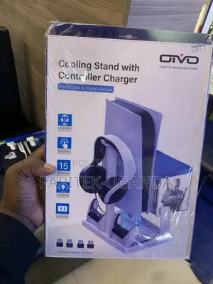 Charging Stand With Cooling Fan for PS5