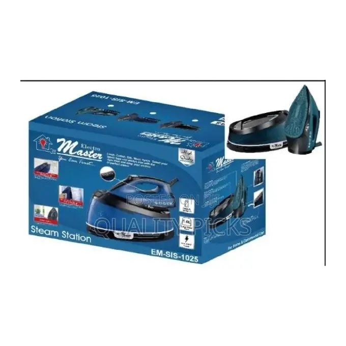 Electro Master Steam Station Ceramic Soleplate Iron